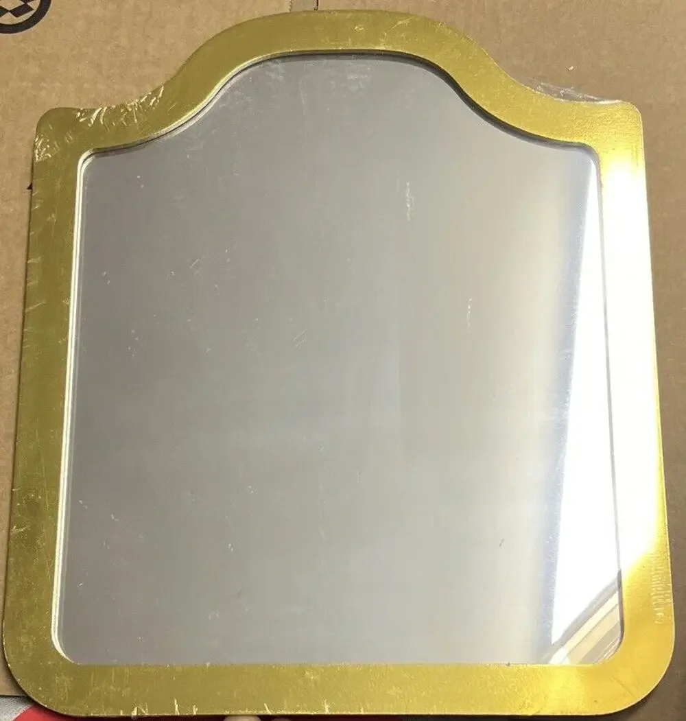 Horizon Group Plastic Gold Finished Decorative Wall Mirror 11.75
